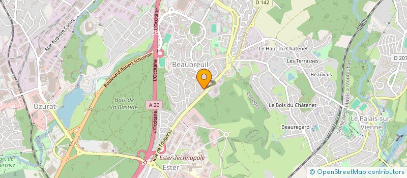 localisation de l'entreprise MADAME LEA MEYNARD à LIMOGES
