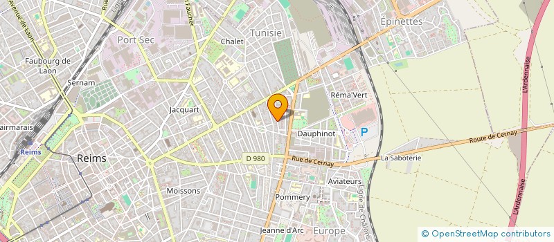 localisation de l'entreprise MADAME LEA MIGEON  REIMS