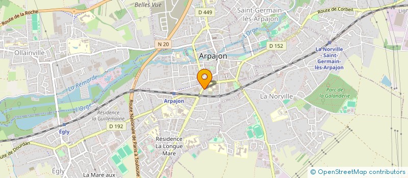 localisation de l'entreprise MADAME LEA MIGNOT à ARPAJON