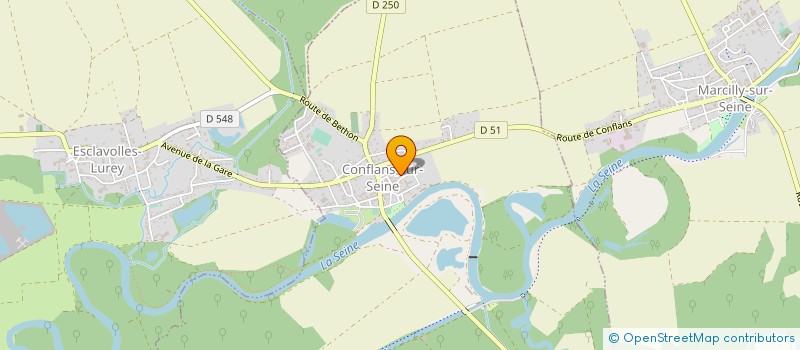 localisation de l'entreprise MADAME LEA MILLET  CONFLANS-SUR-SEINE