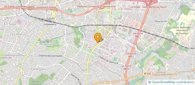 localisation de l'entreprise MADAME LEA MIQUEL à COLOMIERS