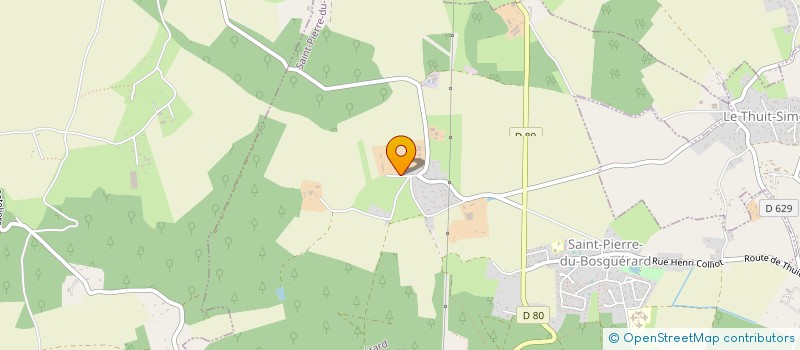 localisation de l'entreprise MADAME LEA MOENS  SAINT-PIERRE-DU-BOSGUERARD