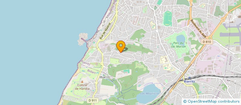 localisation de l'entreprise MADAME LEA MOERA GODALLIER à BIARRITZ