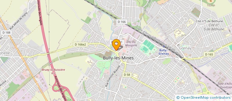 localisation de l'entreprise MADAME LEA MOISSON  BULLY-LES-MINES