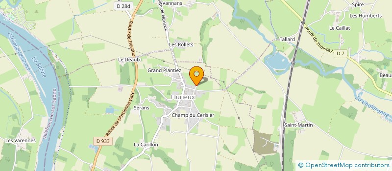 localisation de l'entreprise MADAME LEA MONNET à MOGNENEINS