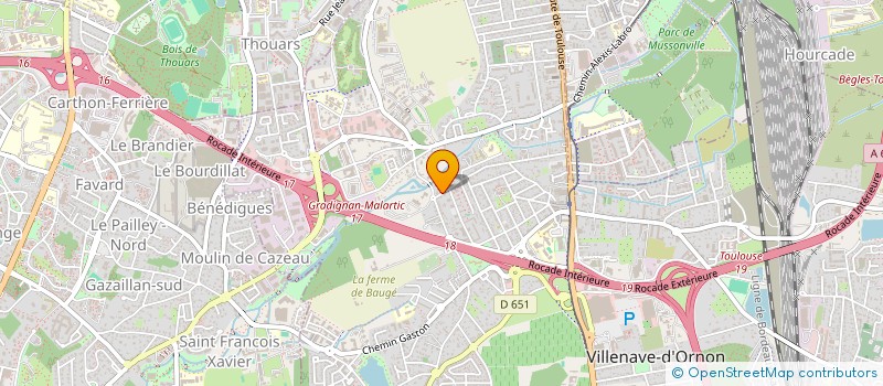 localisation de l'entreprise MADAME LEA MONNOT  VILLENAVE-D'ORNON