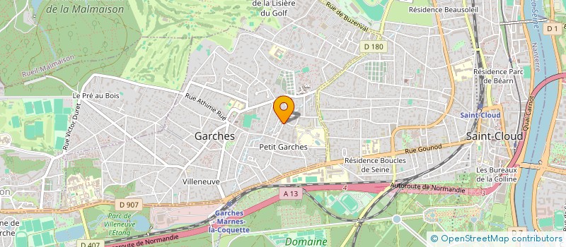 localisation de l'entreprise MADAME LEA MONTARON  GARCHES