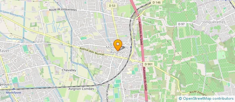 localisation de l'entreprise MADAME LEA MONTEIRO  MORIERES-LES-AVIGNON