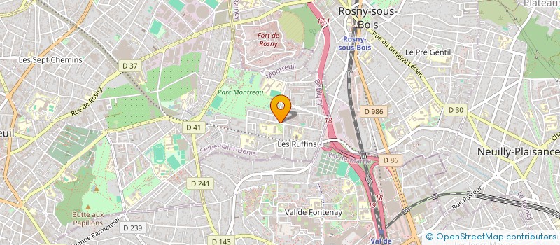 localisation de l'entreprise MADAME LEA MONTEIRO à MONTREUIL