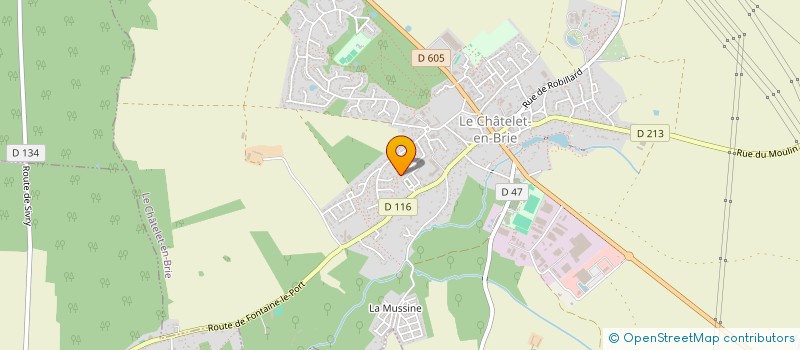 localisation de l'entreprise MADAME LEA MONTIER  LE CHATELET-EN-BRIE