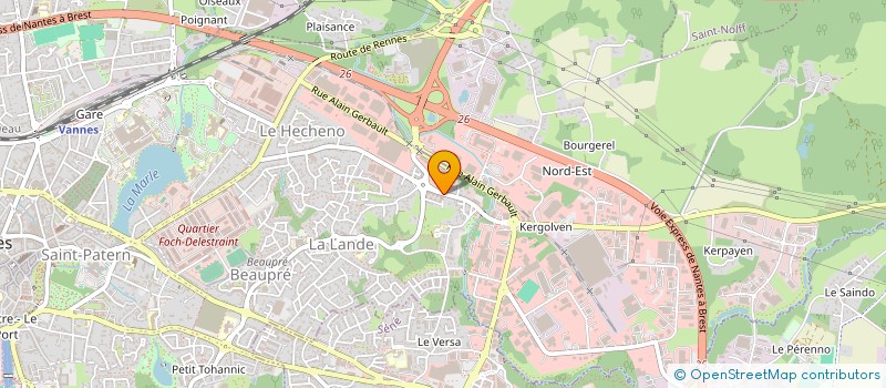 localisation de l'entreprise MADAME LEA MOQUET à VANNES