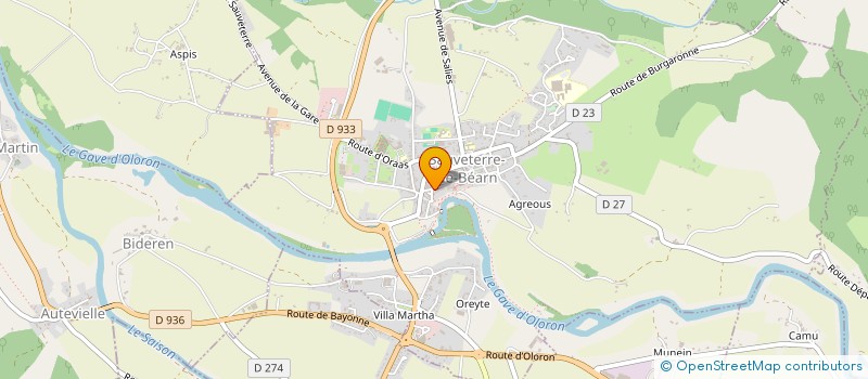 localisation de l'entreprise MADAME LEA MORALES  SAUVETERRE-DE-BEARN