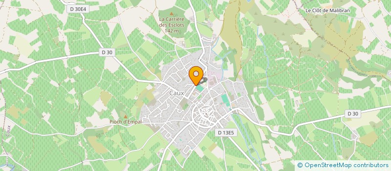 localisation de l'entreprise MADAME LEA MORE CHEVALIER  CAUX