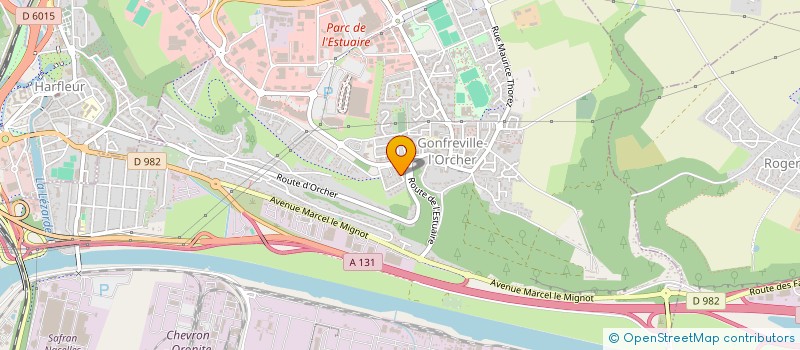 localisation de l'entreprise MADAME LEA MOREL  GONFREVILLE-L'ORCHER