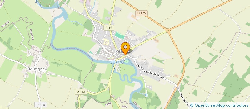 localisation de l'entreprise MADAME LEA MOREL  PESMES