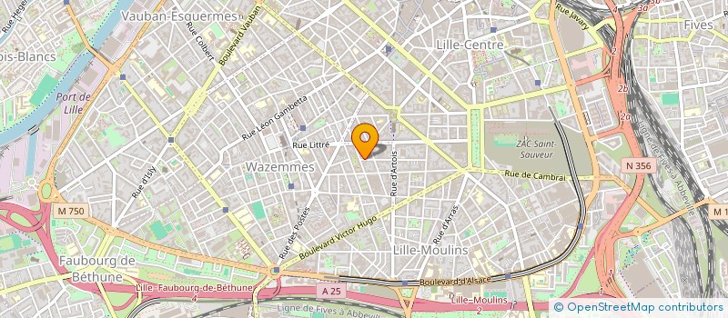 localisation de l'entreprise MADAME LEA MPEMBELE DIENDA à LILLE