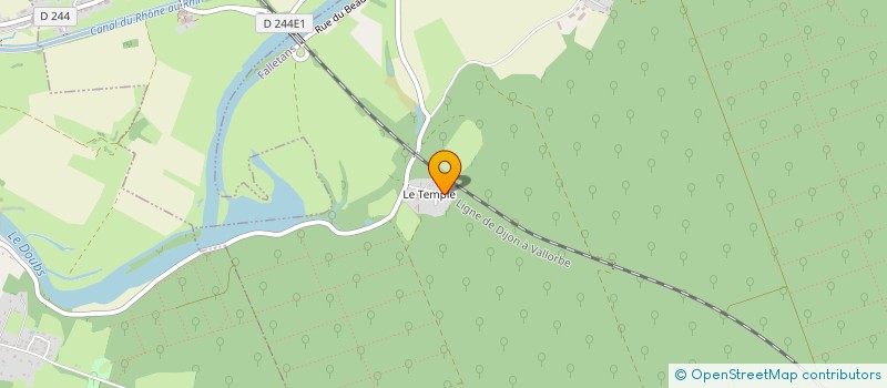 localisation de l'entreprise MADAME LEA MUSCH  FALLETANS