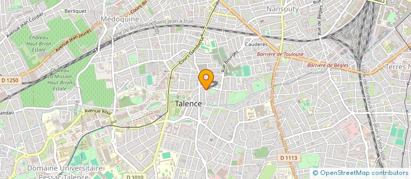 localisation de l'entreprise MADAME LEA NABOR  TALENCE