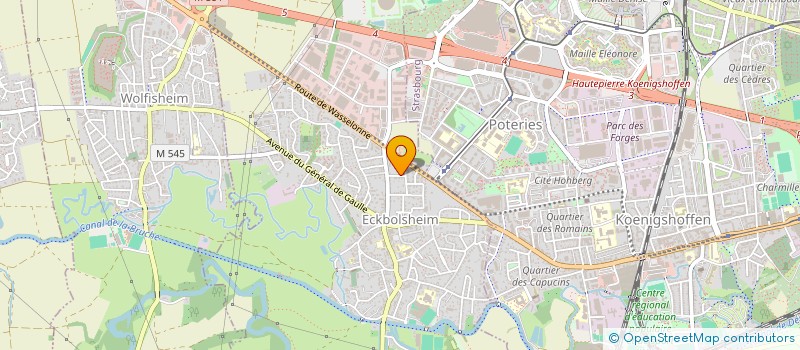 localisation de l'entreprise MADAME LEA NAIMA SENHATI HADAR à ECKBOLSHEIM