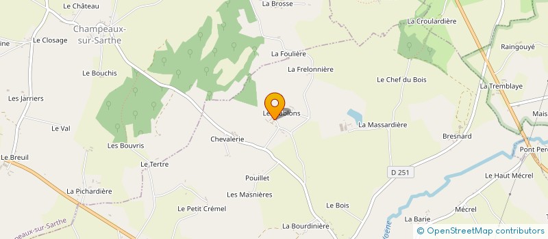 localisation de l'entreprise MADAME LEA NAULET à BAZOCHES-SUR-HOENE