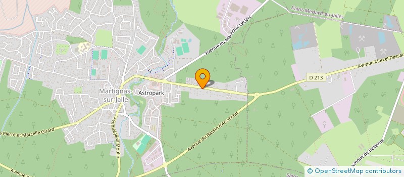 localisation de l'entreprise MADAME LEA NAY  PESSAC