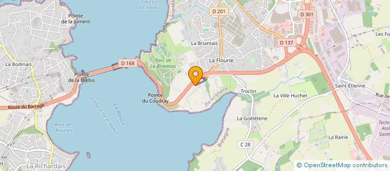 localisation de l'entreprise MADAME LEA NEVEU à SAINT-MALO