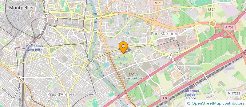 localisation de l'entreprise MADAME LEA NGUYEN VAN THANH à MONTPELLIER