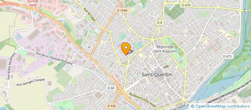 localisation de l'entreprise MADAME LEA NICHELE à SAINT-QUENTIN