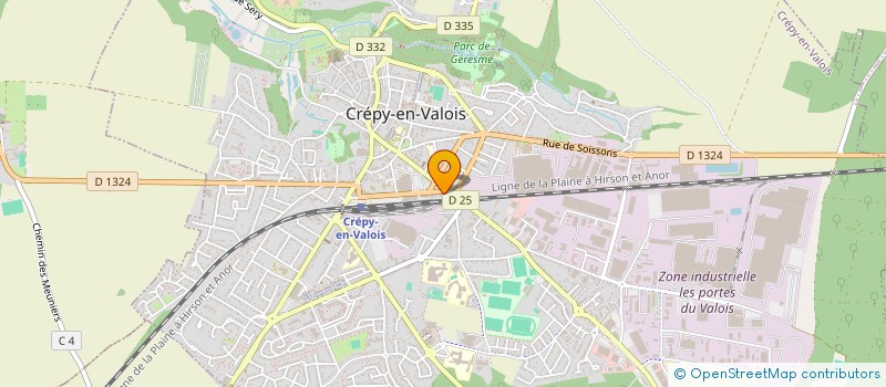 localisation de l'entreprise MADAME LEA NICOLAOS  CREPY-EN-VALOIS