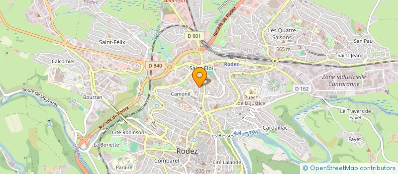 localisation de l'entreprise MADAME LEA NOIVILLE  RODEZ