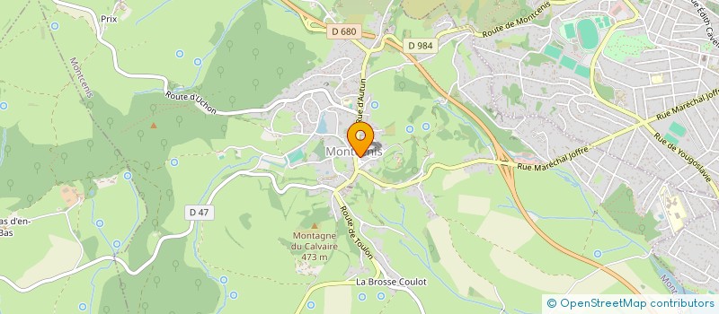 localisation de l'entreprise MADAME LEA NOIZE  MONTCENIS