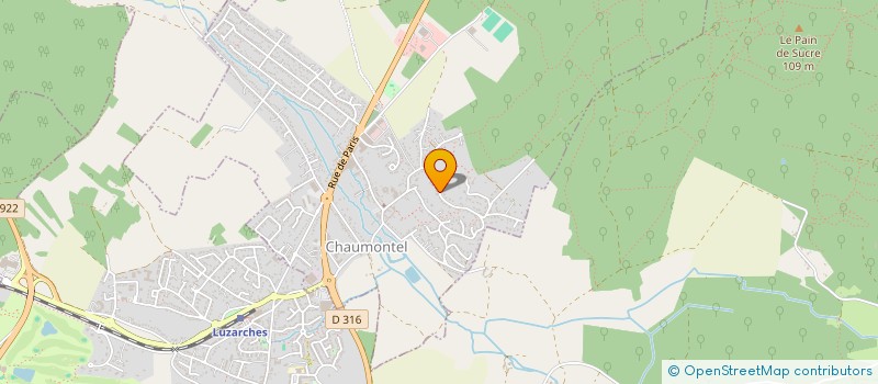 localisation de l'entreprise MADAME LEA NOUGARO  CHAUMONTEL