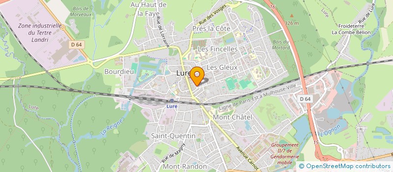 localisation de l'entreprise MADAME LEA OBJOIS  LURE