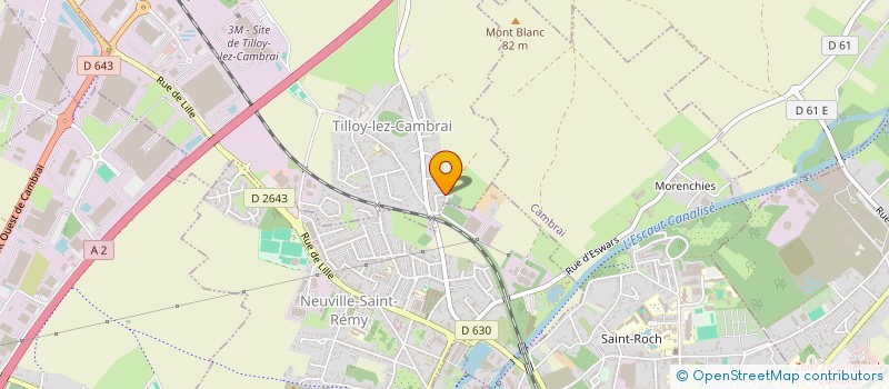 localisation de l'entreprise MADAME LEA ODUIN à TILLOY-LEZ-CAMBRAI