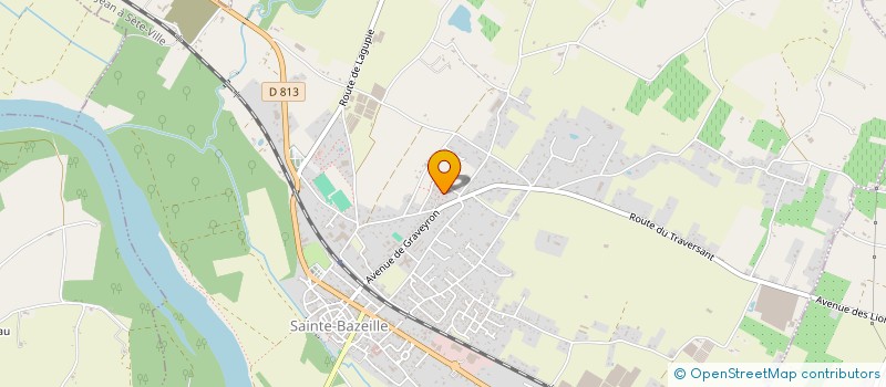 localisation de l'entreprise MADAME LEA OESLICK  SAINTE-BAZEILLE