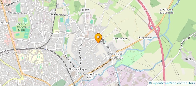 localisation de l'entreprise MADAME LEA OLIVEIRA à COULANGES-LES-NEVERS