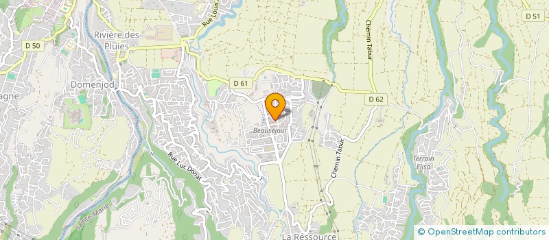 localisation de l'entreprise MADAME LEA OLIVIER  SAINTE-MARIE