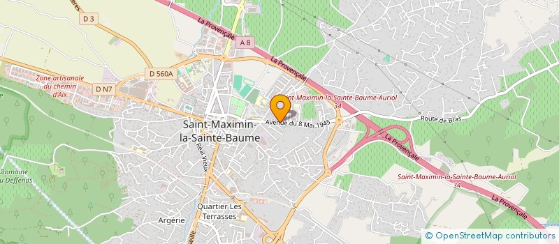 localisation de l'entreprise MADAME LEA OLLIVIER à SAINT-MAXIMIN-LA-SAINTE-BAUME