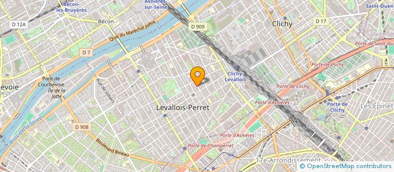 localisation de l'entreprise MADAME LEA ONNO à LEVALLOIS-PERRET
