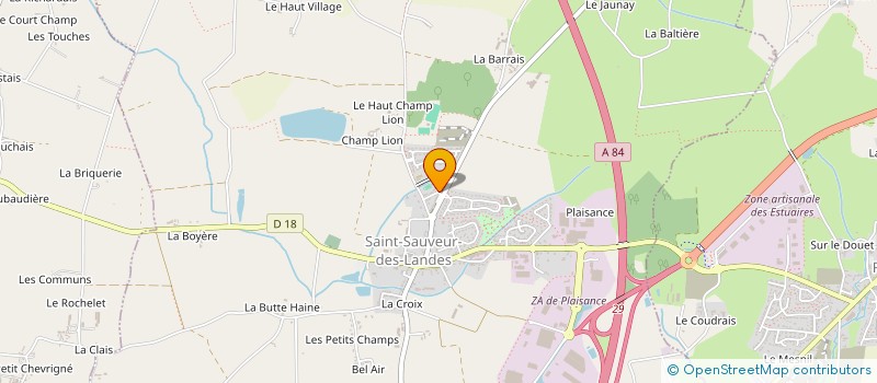 localisation de l'entreprise MADAME LEA ORY  SAINT-SAUVEUR-DES-LANDES