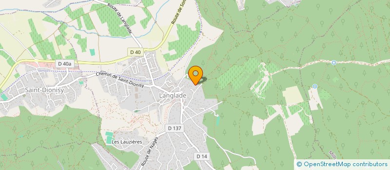 localisation de l'entreprise MADAME LEA PAGANO  LANGLADE