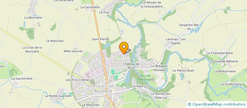 localisation de l'entreprise MADAME LEA PAGEAUD  LES LUCS-SUR-BOULOGNE