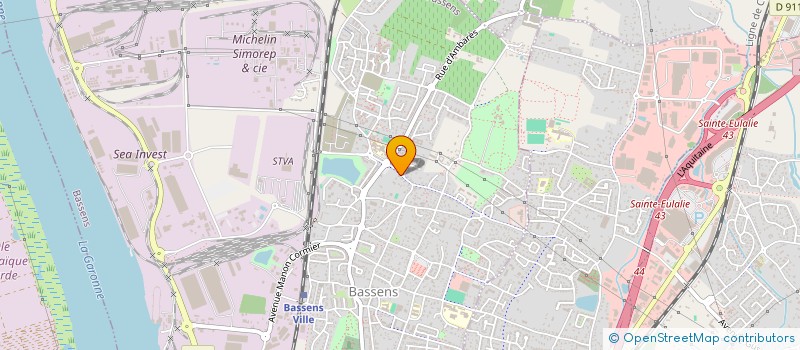 localisation de l'entreprise MADAME LEA PANGAUT  BORDEAUX