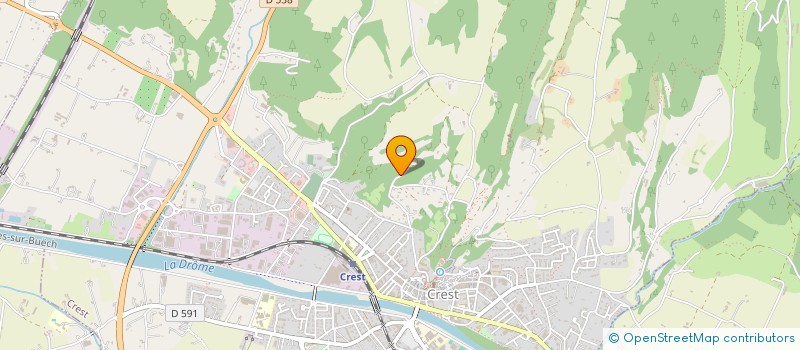 localisation de l'entreprise MADAME LEA PARAT  CREST