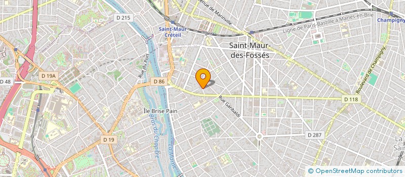 localisation de l'entreprise MADAME LEA PARIS à SAINT-MAUR-DES-FOSSES