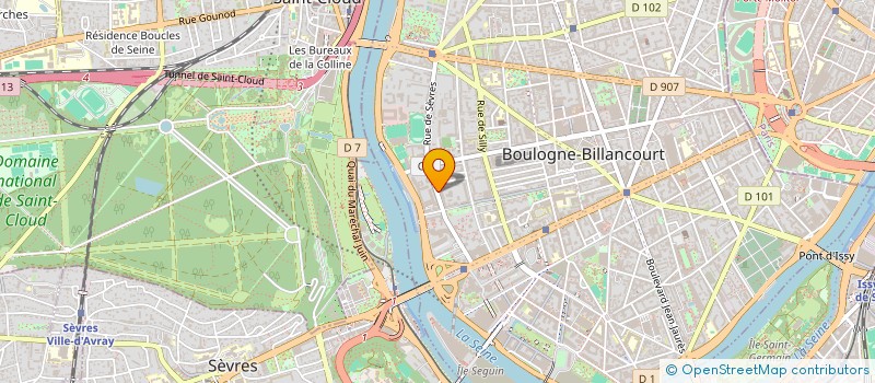 localisation de l'entreprise MADAME LEA PARTRAT à BOULOGNE-BILLANCOURT