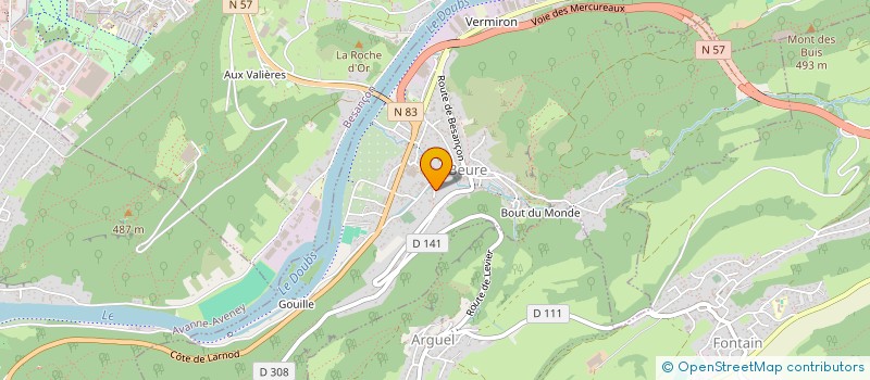 localisation de l'entreprise MADAME LEA PATOZ  BEURE