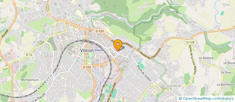 localisation de l'entreprise MADAME LEA PATRUNAU à VOIRON