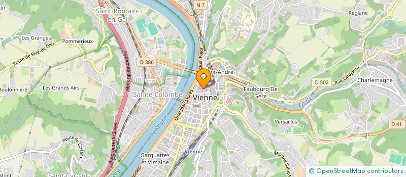 localisation de l'entreprise MADAME LEA PAUL à VIENNE