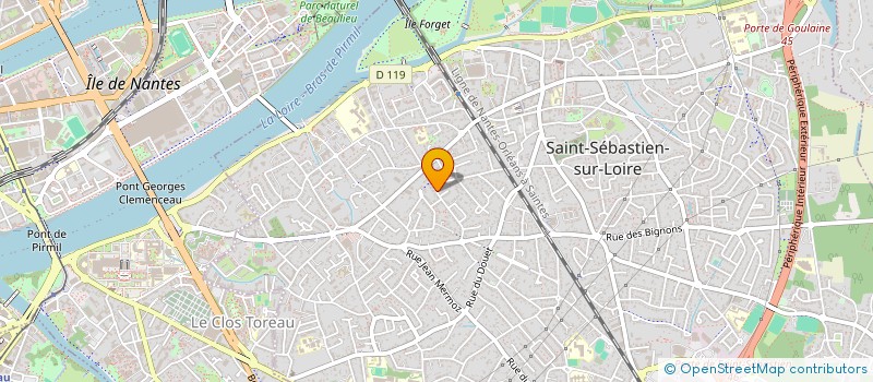 localisation de l'entreprise MADAME LEA PEIGNE  SAINT-SEBASTIEN-SUR-LOIRE